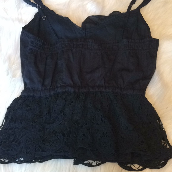 Abercrombie & Fitch button down lace tank - Picture 4 of 4